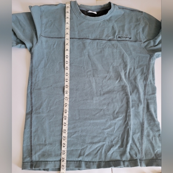 Columbia Sportswear Teal Colored Long Sleeve Crewneck Pullover Sweater - Picture 6 of 12